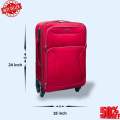 Premium Fancy 20/24 Inch Trolley Luggage Bag – Lightweight Soft Shell Suitcase with wheels | Durable Fabric, Expandable, Secure Lock – Trolly for Men & Women.