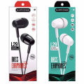 Pack of 2 - L29 wired handfree earphones with mic - High quality. 