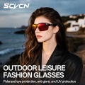 SCVCN Polarized Outdoor Sunglasses Sports Driving Glasses Unisex Stylish Fishing Hiking Mountaineering Glasses Cycling Glasses. 