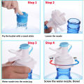 Reusable Plastic Spigot Faucet Water Dispenser Spout Bottle Cap Perfect For Office School Use.
