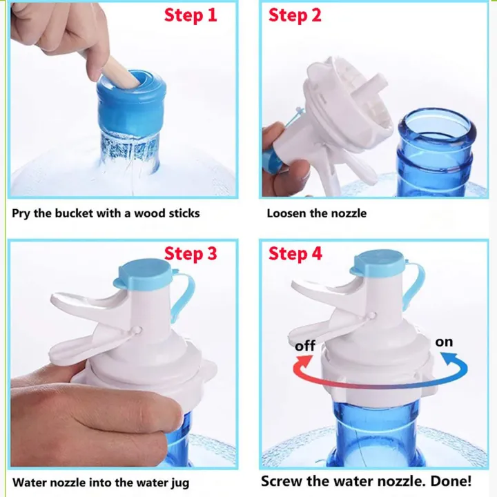 Reusable%20Plastic%20Spigot%20Faucet%20Water%20Dispenser%20Spout%20Bottle%20Cap%20Perfect%20For%20Office%20School%20Use%20-%20Image%203
