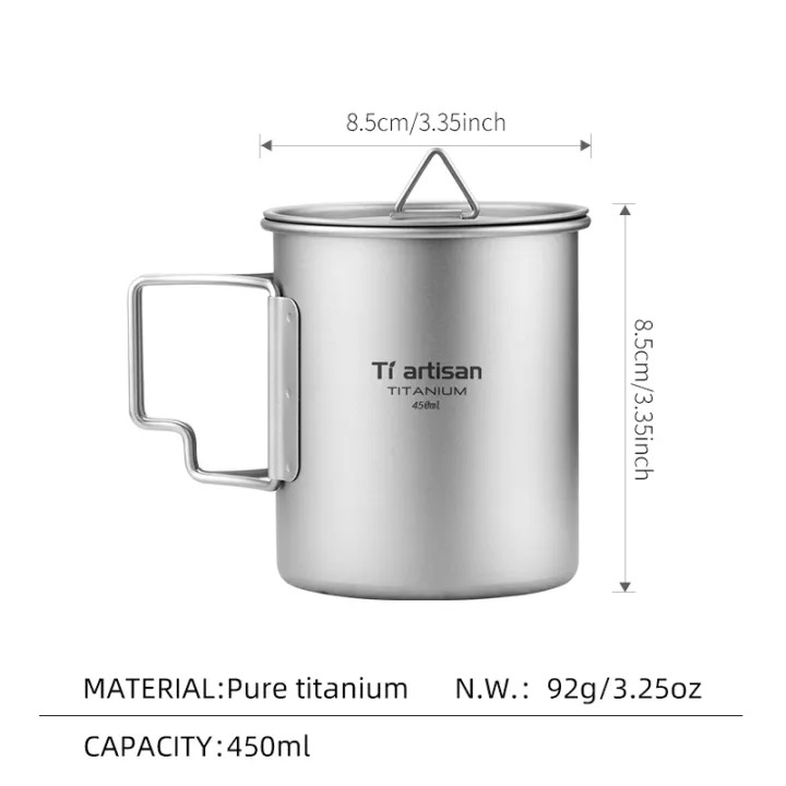 Tiartisan%20Tatinium%20Camping%20Mug%20Hiking%20Tableware%20Fodable%20Handle%20Coffee%20Cups%20with%20Lids%20Lightweight%20Frosted%20Cup%20Mugs%20-%20Image%208