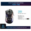 Ydk-T60 arrow X mouse USB 7200 DPI black + RGB Universal Gaming Mouse. 