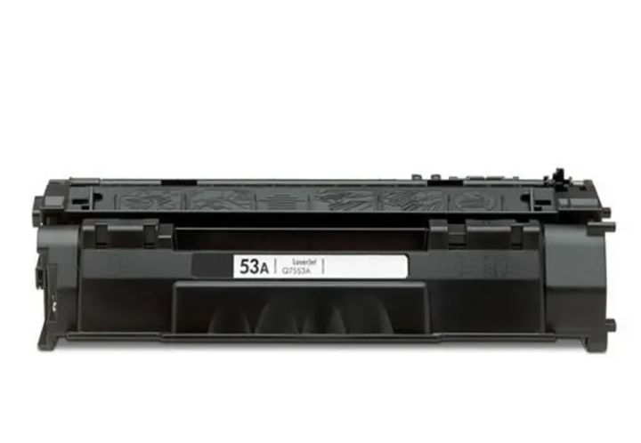 53A black laserjet toner cartridge for hp printers one time used