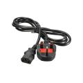 13A Fused Power Cable / Power Code 3 PIN Power Extension Cord 1.5m AC Power Supply Cable For Computer Monitor Printer TV , 3pin AC Wire 13A Plug Top. 