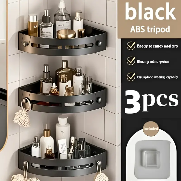 20-Slot Wall-Mounted Bathroom Organizer Rack with Hooks for Robes ...