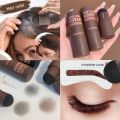 Temporary Hair Dye Touch Up for Grey Hairs - Natural Brown Color - Easy Color Application and Washable. 