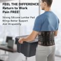 Back Braces for Lower Back Pain Relief with 5 Stays, Breathable Back Support Belt for Men/Women, Anti-skid Lumbar Support Belt.