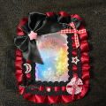 Lolita Maid Lace Handmade ID Card Holder Cute Badge Reel for Girls Kawaii Card Case with Lanyard. 