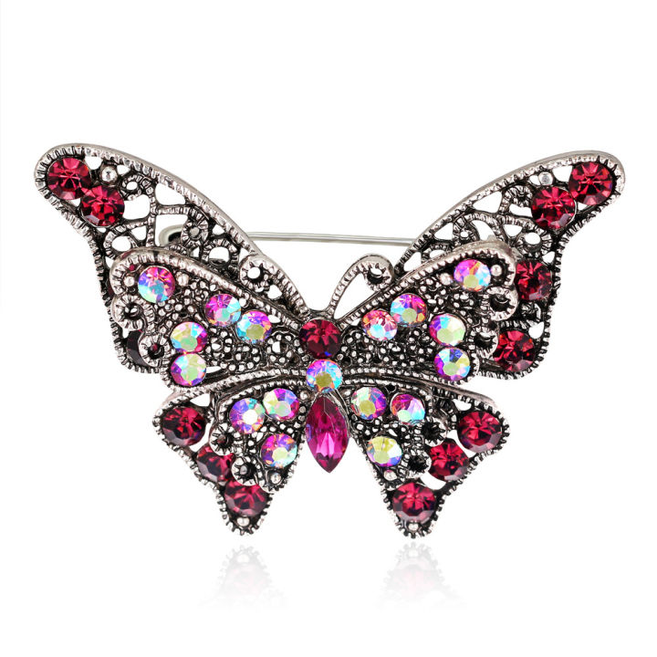 Rhinestone%20Butterfly%20Brooch%20Pins%20Trendy%20Alloy%20Enamel%20Metal%20Lapel%20Pin%20Glittering%20Multi-Color%20Optional%20For%20Women%20Small%20%20Access%20-%20Image%206