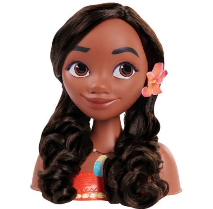 Disney Princess Moana Styling Head,dummy doll Kids Toys for Ages 3 Up by Just Play
