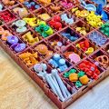 MOC Foods and Tools Building Blocks DIY Toys Seafood Meat Vegetables Fruit Dessert Goblet Dishes Small Particles Building Blocks. 