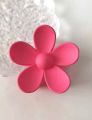 Flower design hair claw clip (catcher) in matte solid new faishon hair accessories for girls and womens. 