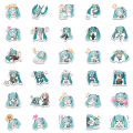 💥Ready to ship💥Hatsune Miku anime 50 sheets sticker waterproof removable sticker car trunk 音ミ. 