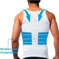 YBFDO Men Body Shaper Slimming Compression Vest Undershirt Seamless Waist Trainer Tank Top Belly Control Weight Loss Shapewear. 