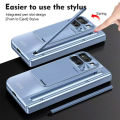 For Google Pixel 10 Pro Fold 9 Pro Fold With Touch Pen Case With Hinge Protection Screen Protector Hide Foldable Bracket Cover.