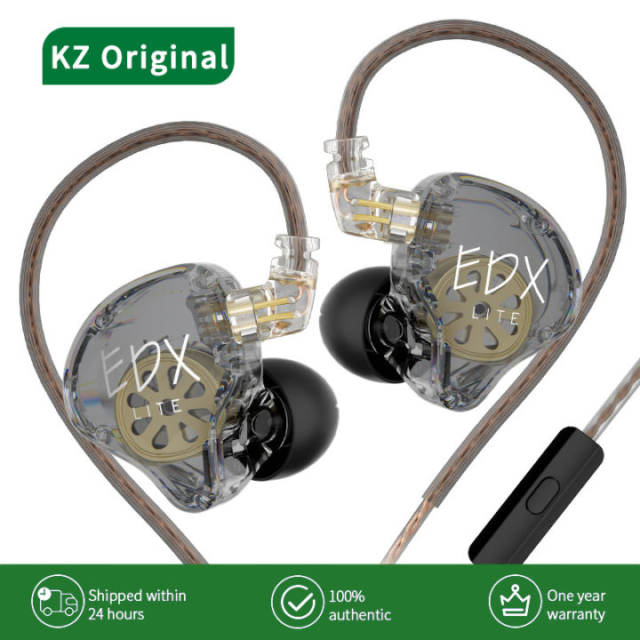 KZ EDX Lite 3.5MM Wired Headphones HIFI Stereo Bass In Ear Earbuds With
