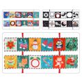 Baby Early Education Toy Enlightenment Cognition Bed Surround Pendant Colorful Color Visual Stimulation Baby Palm Cloth Book. 