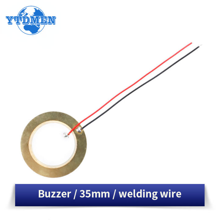 10/20pcs%20Piezoelectric%20Piezo%20Ceramic%20Wafer%20Plate%20Plate%20Piezo%20Element%20Diameter%2027mm%2035mm%20with%20Wire%20for%20Buzzer%20Loudspeaker%20-%20Image%203