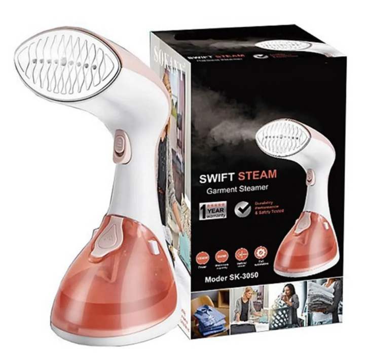 SOKANY SK-3050 260ml Handheld Garment Steamer & Portable Steam Iron | 1500W Turbo ExtremeSteam for Clothes | Cloth Iron