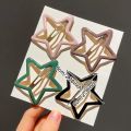 3 ps Cute Colorful hair pin / hair clips cloudy Pentagram   cloudy Bobby Hair Clip Snap Clip Hair Accessories. 