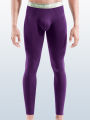 Men's Thin Single-Piece Thermal Pants, Slim Fit Base Layer Pants, Youth Thermal Pants, Slim-Fit Autumn and Winter Leggings, Cotton Thermal Pants. 