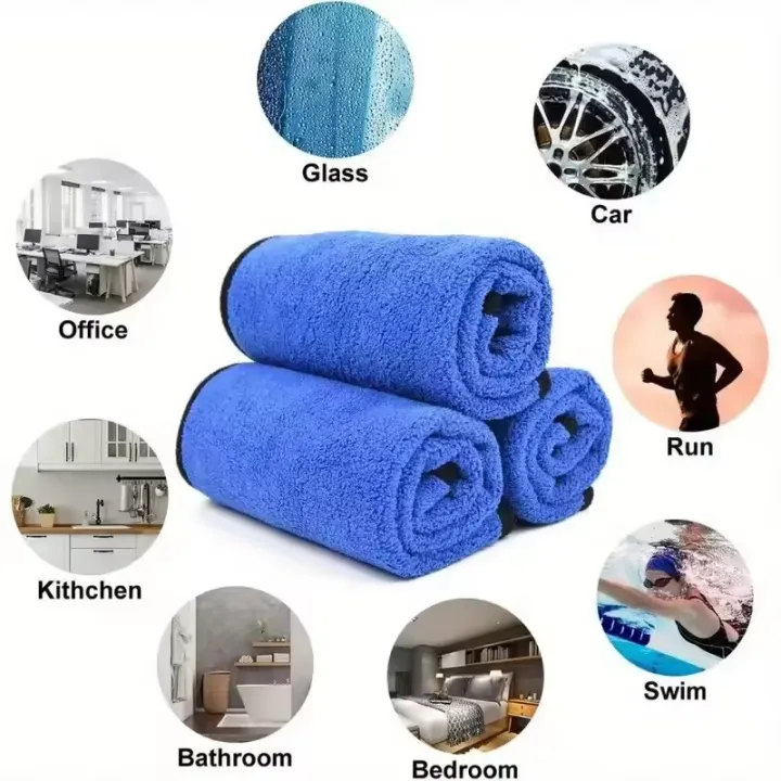 1/3/6pcs%20Microfiber%20Car%20Washing%20Towel%20Soft%20Quick%20Drying%20Windows%20Mirrors%20Wiping%20Rags%20Home%20Double%20Layer%20Cleaning%20Cloths%20-%20Image%203