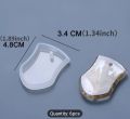 6pcs DIY Keychain Pendant Silicone Mold Set Resin Epoxy Resin Mold Round. 
