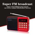 FM Radio Multifunction MP3 Full Band Radio Speaker LED Digital Display Support TF Card USB Drive. 