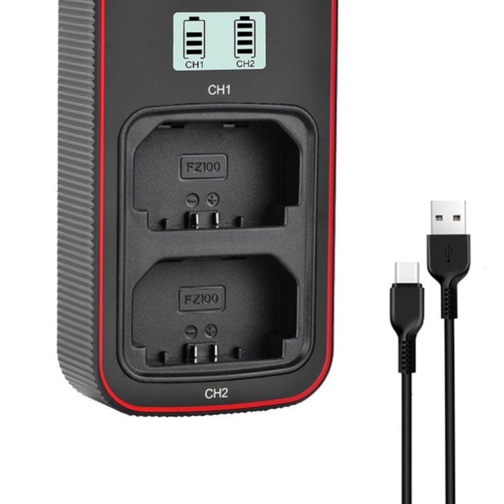 Sony%20FZ%20100%20Dual%20Battery%20Charger%20for%20Sony%20A7iii%20/%20A7Iv%20/%20A7Siii%20-%20Image%202