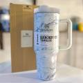 Stanley 40 oz Tumbler with Handle – Marble Edition | Vacuum Insulated Travel Mug with FlowState™ 3-Position Lid | Keeps Drinks Cold for 11 Hours & Hot for 7 Hours. 