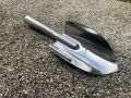 Large stainless steel shovel pointed tip TP-213 used for digging soil, Cultivating Soil, fertilizing. 