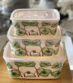 Food container storage boxes melamine oven safe. 