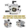 Replacement Carburetor Carb For 5800 5200 4500 45cc 52cc 58cc Chainsaw Parts Home Garden Power Tool Accessories. 