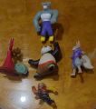 SET OF 5 KUNGFU PANDA ACTION FIGURES ( KUNGFU PO , 1 ZHEN , 1 TIGRESS, 1 .MASTER CHAMELEON, 1 TAI LUNG ACTION FIGURES. 