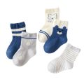 Bibelot baby socks 1-3 years old cotton 100% cute pattern soft fabric pack 5 pairs ready to ship from Thailand. 