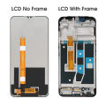 6.52" Display For  A16 A16S LCD Display Touch Screen,For CPH2269 CPH2271 Display Replacement with Frame,For OppoA16 Replace. 