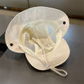 Summer Quick-Dry Kids Bucket Hat Letter Neck Protection Baby Boys Girls Sunshade Cap Kids Toddler Fisherman Hat.