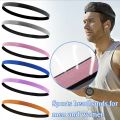 3 pcs Women Men Elastic Sports Football Yoga Hairband Headband Hair Rope ( Red and Black and white ).