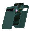 Official Liquid Silicone Phone Case for GOOGLE Pixel 10 Pro 9 A Pro XL Soft TPU Skin Touch Feeling Shockproof Protect Back Cover.