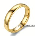 1 PCS/ HOT SELLING HIGH QUALITY STAINLESS STEEL OVAL  FINGER RING  TOO FASHION HIGH QUALITY STAINLESS STEEL SILVER&GOLD SHINY PLAN OVAL RING FOR UNISEX BEST WEDDING FINGER RING FOR LOVERS. 