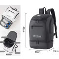 Badminton Racket Backpack Sports with Shoes Pocket Racket Sports Travel Training Bag College Laptop Schoolbag Gym Fitness Bag. 