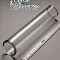 21.59 CM (8.5 Inch) Acrylic Transparent Pipe  Clear Plastic Tube for DIY, Home, Aquarium, and Industrial Projects. 