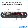 12v USB kit bluetooth and FM Radio AUX with remote and power connector cables. 