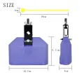 SLADE Drum Cowbell Set Accompany  Accessories Jazz Style Music ABS Material Cheering Bell Percussion Drum Parts & Accessories. 