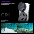 Magnetic Phone CPL Lens Anti Glare Optical Coating Starry Photography Polarizer.