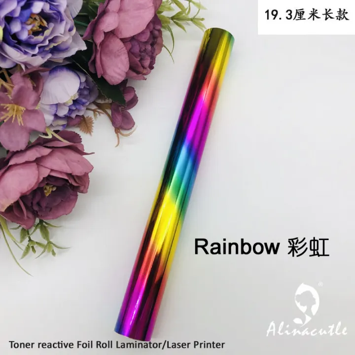 5M(Length)X19CM(Width)%20Toner%20Reactive%20Foil%20Film,PVC%20Tube%20Packing,Can%20Use%20With%20Laminator,%20Paper%20Holographic%20Transfer%20Craft%20Foil%20-%20Image%208