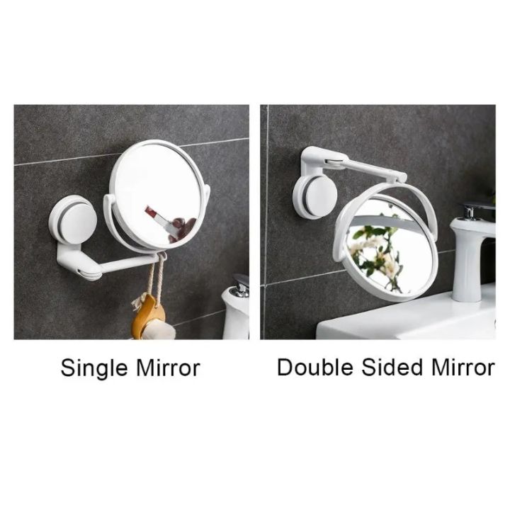Rotating%20Plastic%20Folding%20Vacuum%20Suction%20Round%20Bath%20Accessorie%20Makeup%20Supplies%20Vanity%20Mirror%20Shave%20Mirrors%20Wall%20Hang%20Bath%20Mirror%20-%20Image%205