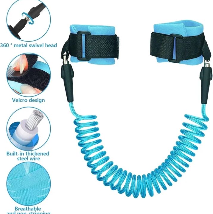 Baby%20Anti-Lost%20Safety%20Wrist%20Link%20%7C%20Adjustable%20Toddler%20Safety%20Wristband%20%7C%20Kids%20Walking%20Safety%20Strap%20%7C%20Child%20Safety%20Wrist%20Leash%20%7C%201%20Pair%20-%20Image%202