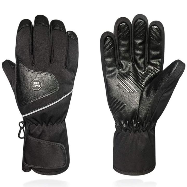 Ski Gloves for Men, Women, Winter Ski Snowboard Gloves Waterproof, Windproof, Warm Thermal Gloves for Skiing Cycling Hiking